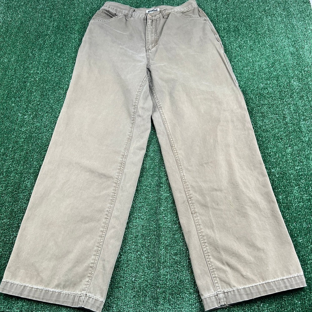 Vintage Xhilaration Pants Women's 11 29x29" Olive Wide Leg‎ Carpenter Baggy Y2K